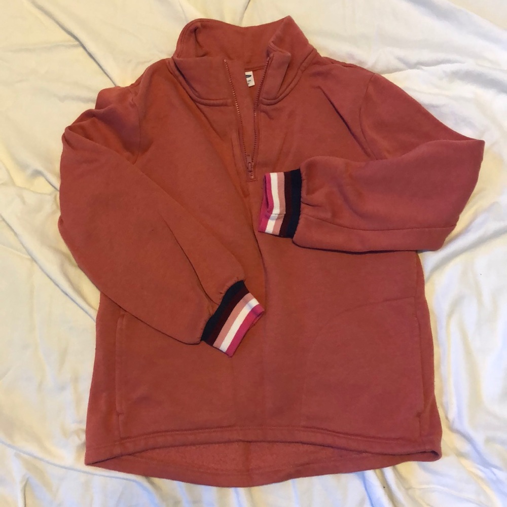 Girls Old Navy Size L Quarter Zip Sweatshirt